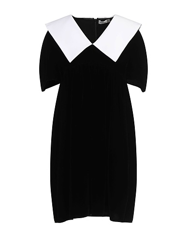 NINA RICCI Short dress Black 50% Viscose, 50% Cupro, Cotton