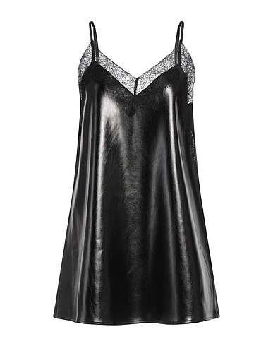 LOVE STORIES Short dress Black 100% Polyester