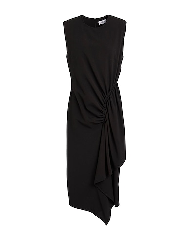 REBEL QUEEN by LIU •JO Midi dress Black 68% Polyester, 28% Viscose, 4% Elastane