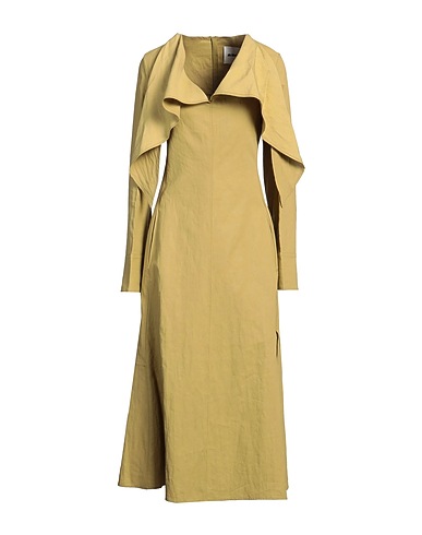 JIL SANDER Robe mi-longue Moutarde 100% Lin