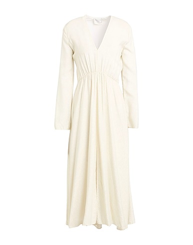 FORTE_FORTE Midi dress White 100% Viscose