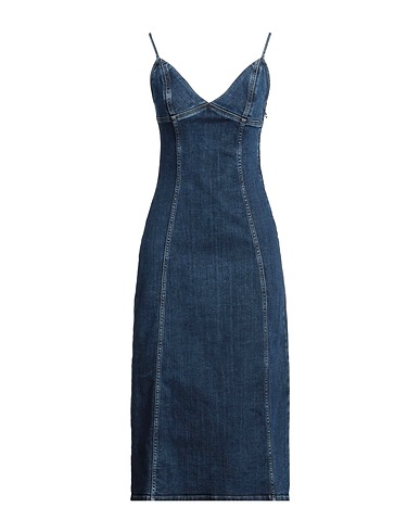 DIESEL Vestito estivo Blu 99% Cotone, 1% Elastan