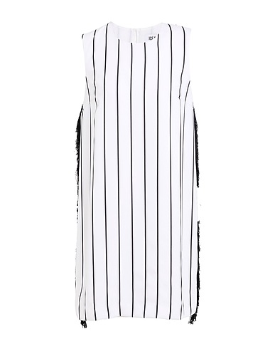 ICE PLAY Short dress White 95% Polyester, 5% Elastane