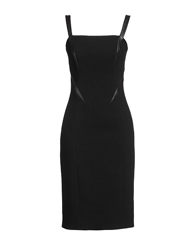 MICHAEL MICHAEL KORS Midi dress Black 99% Virgin Wool, 1% Elastane