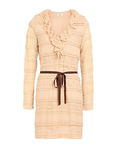 REBEL QUEEN by LIU •JO Short dress Sand 65% Cotton, 30% Polyamide, 5% Elastane