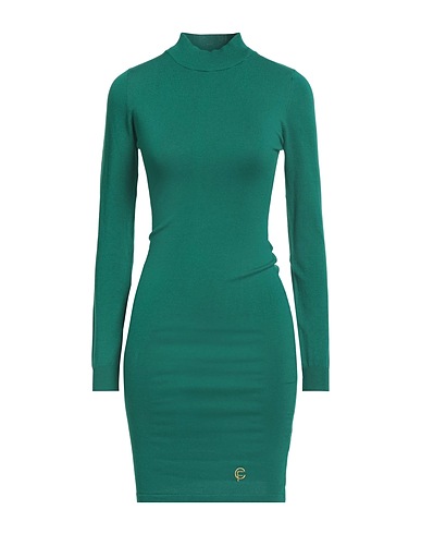 CRISTINAEFFE Sheath dress Emerald green 72% Viscose, 28% Nylon