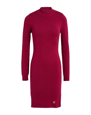 CRISTINAEFFE Sheath dress Burgundy 72% Viscose, 28% Nylon