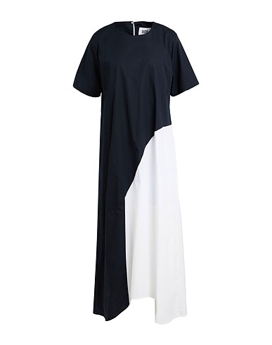 ALPHA STUDIO Midi dress Midnight blue 98% Cotton, 2% Elastane
