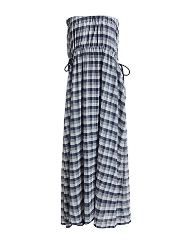 EMPORIO ARMANI Long dress Midnight blue 100% Polyester