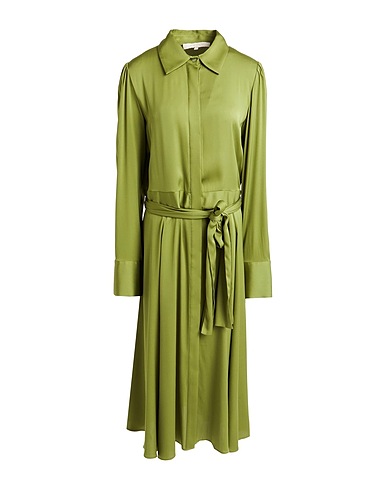 NOUVELLE/SILK 95 FIVE Hemdkleid Salbeigrün 95% Baumwolle, 5% Elastan