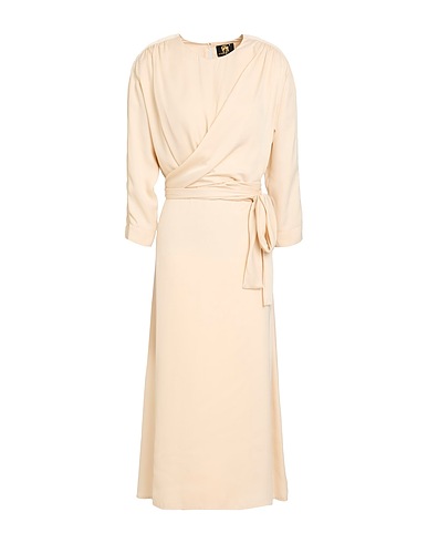 GAI MATTIOLO Midi dress GM Beige 100% Polyester