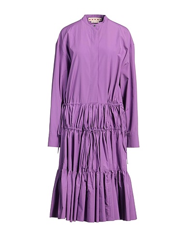 MARNI Midi dress Purple 100% Cotton