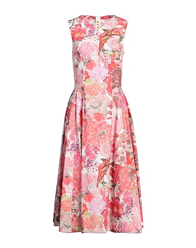 MARNI Vestido midi Rosa 100% Algodón