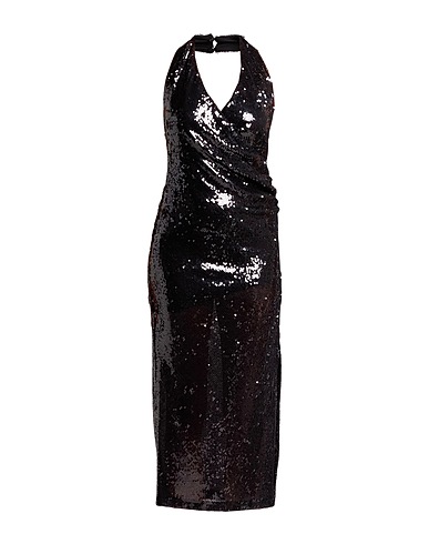 KONTATTO Vestito elegante Nero 98% Poliestere, 2% Elastan