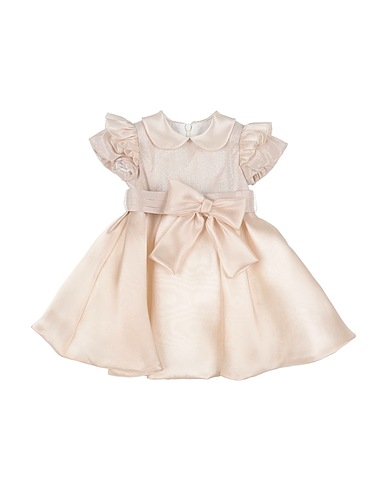 COLORICHIARI Baby dress Beige 56% Acrylic, 22% Polyester, 18% Viscose, 4% Polyamide