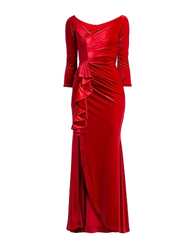 CAMILLA  Milano Vestito lungo Rosso 92% Poliestere, 8% Elastan