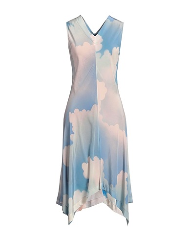 PAUL SMITH Vestito estivo Celeste 100% Seta