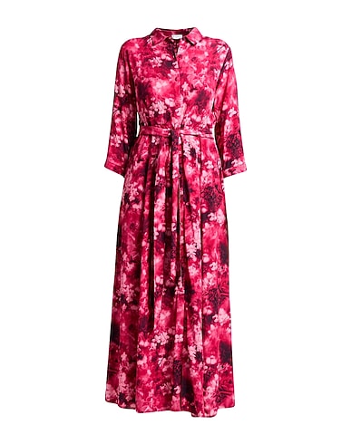 SOALLURE Long dress Garnet 100% Viscose