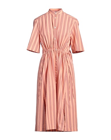 PAUL SMITH Midi dress Salmon pink 100% Cotton