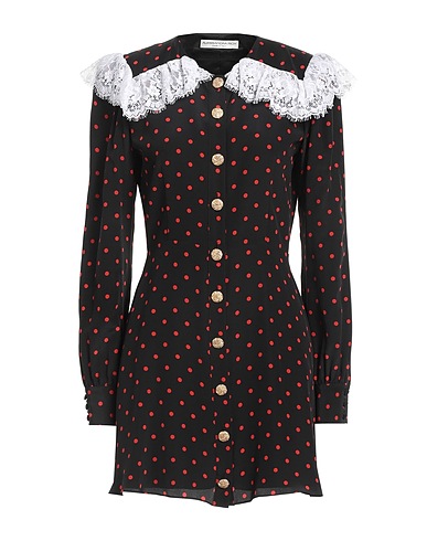 ALESSANDRA RICH Short dress Black 100% Silk