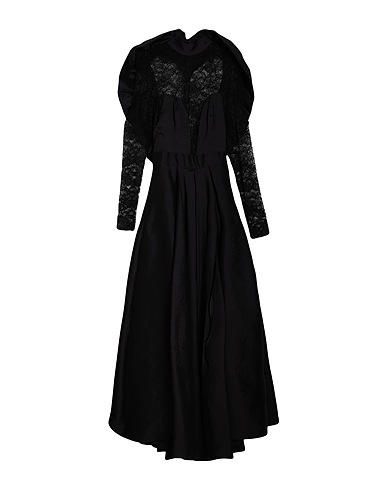 BABYLON Elegant dress Black 60% Polyamide, 35% Polyester, 5% Elastane