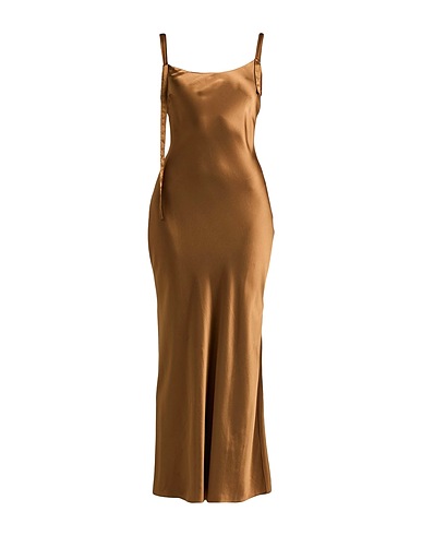 THE GARMENT Vestito in Seta Khaki 100% Seta