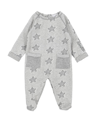 NANÁN Baby jumpsuit Light grey 50% Cotton, 35% Acrylic, 15% Polyester