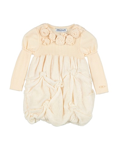 I PINCO PALLINO Babykleid BY IMELDE & STEFANO CAVALLERI Cremeweiß 75% Schurwolle, 15% Polyamid, 10% Alpakawolle