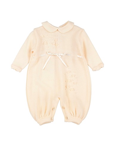 LADIA Baby jumpsuit  Cream 100% Merino Wool