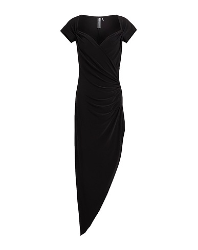 NORMA KAMALI Long dress Black 95% Polyester, 5% Elastane