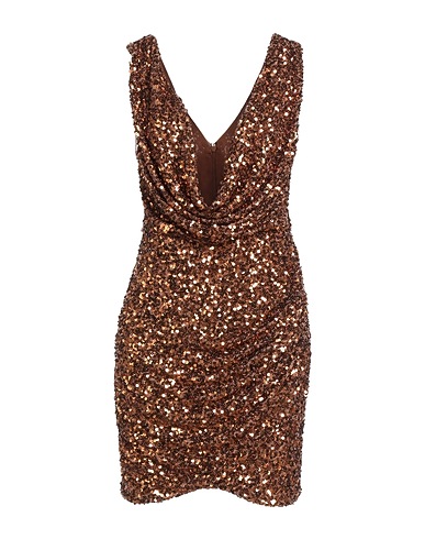 ANIYE BY Elegant dress Brown 97% Polyester, 3% Elastane