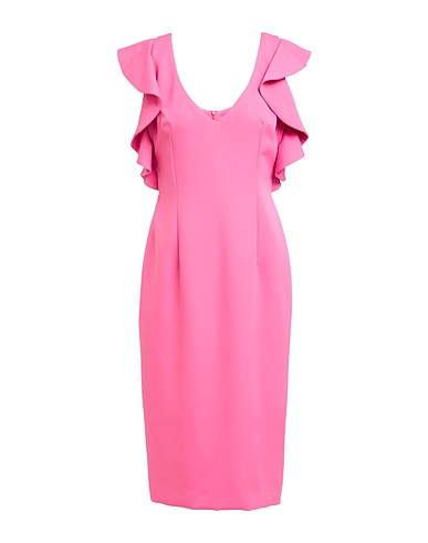 GAI MATTIOLO Midi dress GM Pink 95% Polyester, 5% Elastane