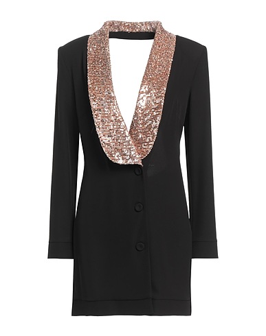 BABYLON Vestito corto COLLECTION Nero 96% Poliestere, 4% Elastan