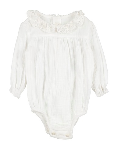 FINA EJERIQUE Baby bodysuit White 100% Cotton