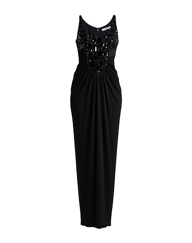 ICEBERG Long dress Black 80% Viscose, 20% Silk