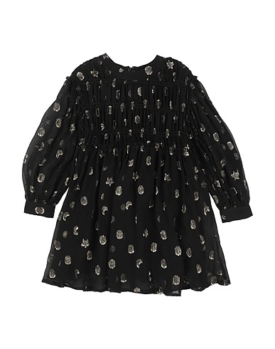 STELLA McCARTNEY KIDS Baby dress Black 91% Silk, 9% Metallic fiber