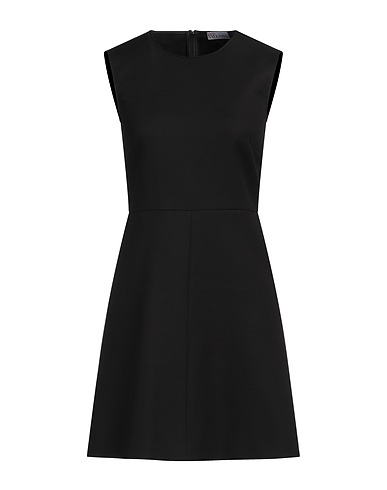REDValentino Κοντό φόρεμα Μαύρο 81% Βαμβάκι, 17% Πολυαμίδη, 2% Ελαστάνη