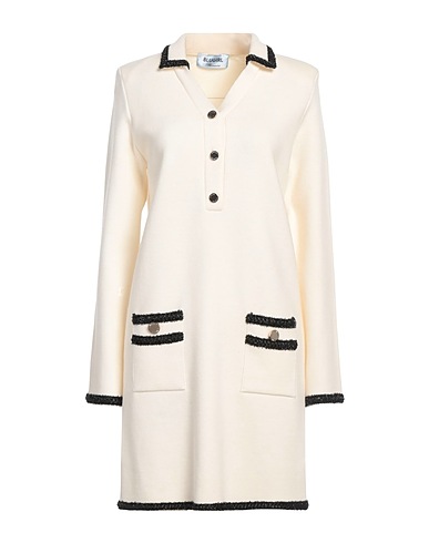 BLUGIRL Sheath dress Ivory 50% Polyamide, 33% Wool, 17% Acrylic, Polyester