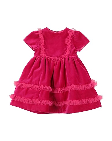 SIMONETTA Baby dress Fuchsia 98% Cotton, 2% Elastane