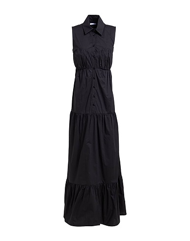 PATRIZIA PEPE Vestito chemisier Nero 100% Cotone