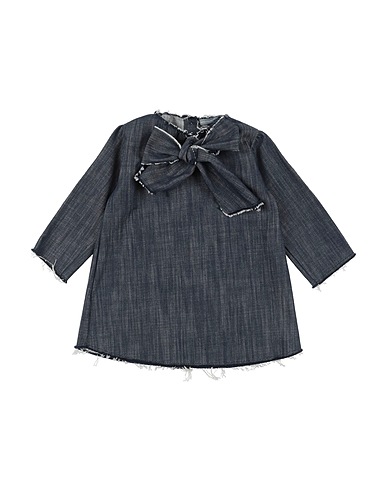 MINIMU' Babykleid Blau 100% Baumwolle