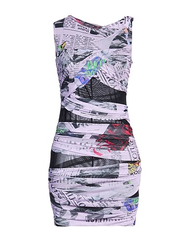 VERSACE JEANS COUTURE Sheath dress 94% Polyester, 6% Elastane, Polyamide