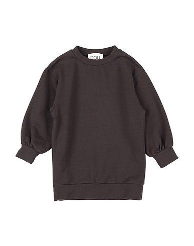 DOUUOD Baby dress Dark brown 96% Cotton, 4% Elastane