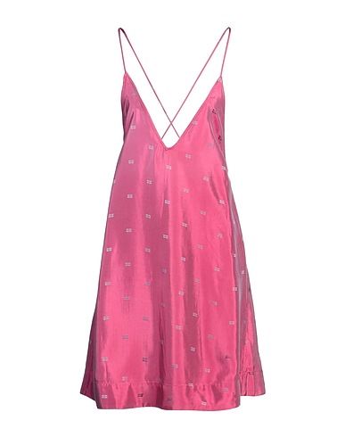 GANNI Short dress Mauve 58% Acetate, 42% Viscose