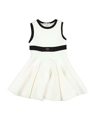 TWINSET Vestido para bebé  Ivory 76% Viscose, 16% Polyamide, 8% Elastane