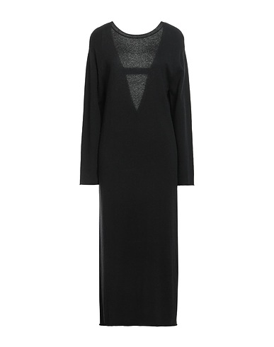 LISA YANG Midi dress Black 100% Cashmere