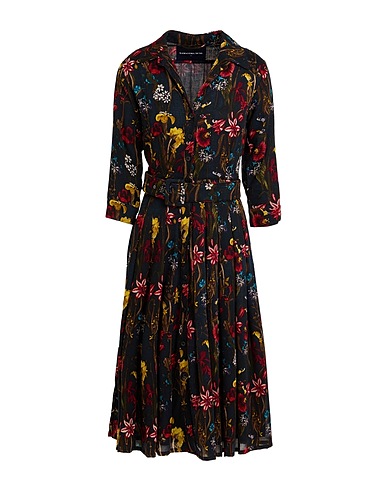 SAMANTHA SUNG Vestito chemisier Nero 100% Cotone