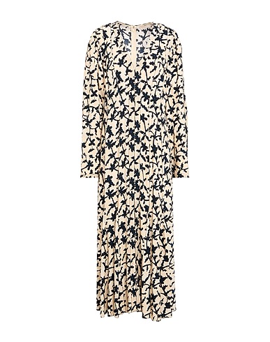 ULLA JOHNSON Long dress Ivory 100% Viscose
