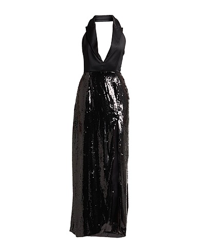 PT Torino Vestito lungo Nero 100% Viscosa