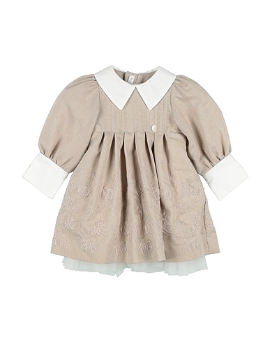LE COCONNÉ Vestito Baby  Beige 42% Viscosa, 40% Poliestere, 18% Lana